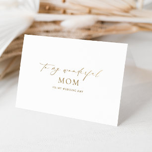Ellesmere To My Wonderful Mum Wedding Day Foil Card
