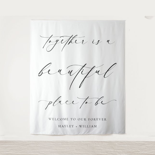 Ellesmere Together Is A Beautiful Place To Be Tapestry (Front)