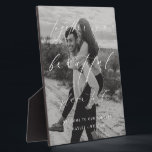 Ellesmere Together Is A Beautiful Place Welcome Plaque<br><div class="desc">Add the finishing touch to your wedding with this custom photo wedding welcome sign. Personalise the welcome sign with your own photo. The sign features a minimalist design with a script calligraphy heading. The script heading is an image that cannot be edited. All of the other text is fully editable....</div>