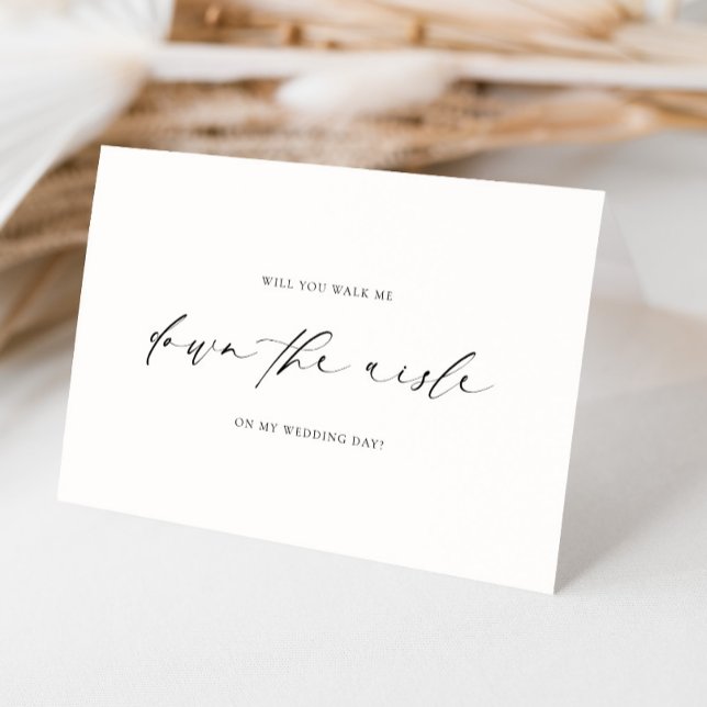 Ellesmere Walk Me Down The Aisle Proposal Card (Creator Uploaded)