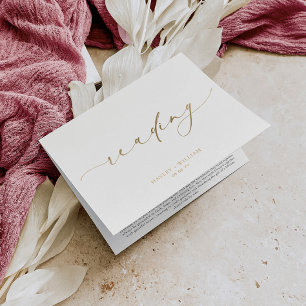Ellesmere Wedding Reading Foil Card