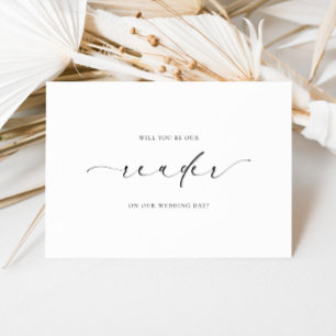 Ellesmere Will You Be Our Reader Proposal Card