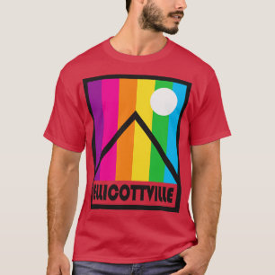 Ellicottville New York Souvenir Gift Rainbow Mount T-Shirt