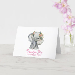 Ellie Birth Card
