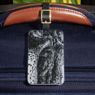 Ellie Elephant Asian Wildlife Jungle Animal Art Luggage Tag
