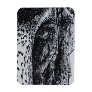 Ellie Elephant Asian Wildlife Jungle Animal Art Magnet