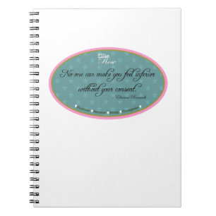 Ellie Rose Favourite Quotes Spiral Notebook