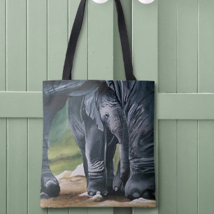 Ellie the Elephant Tote Bag