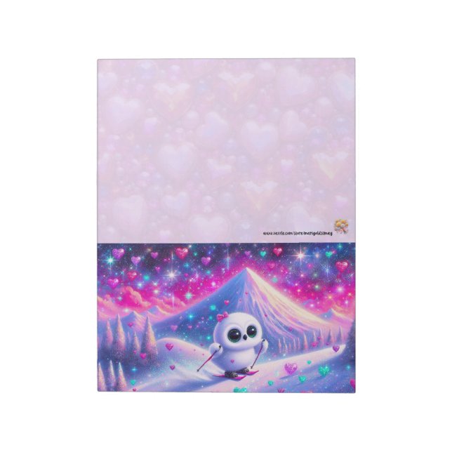Ellie the Owl Notepad (Rotated)