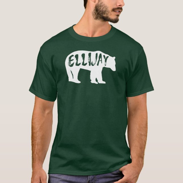 Ellijay Georgia Bear T-Shirt (Front)