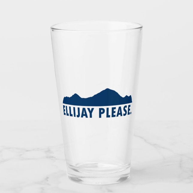 Ellijay Georgia Please Glass (Front)