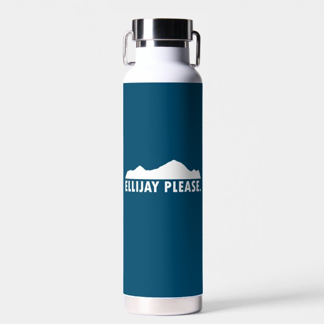 Ellijay Georgia Please Water Bottle (Front)