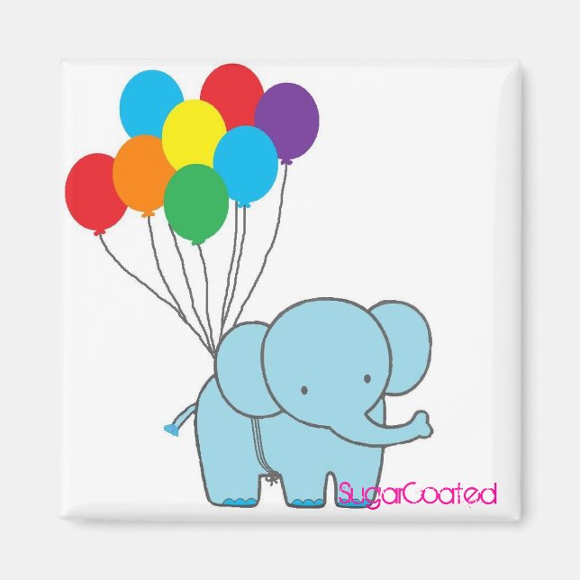 Elliot Balloon Magnet (Front)