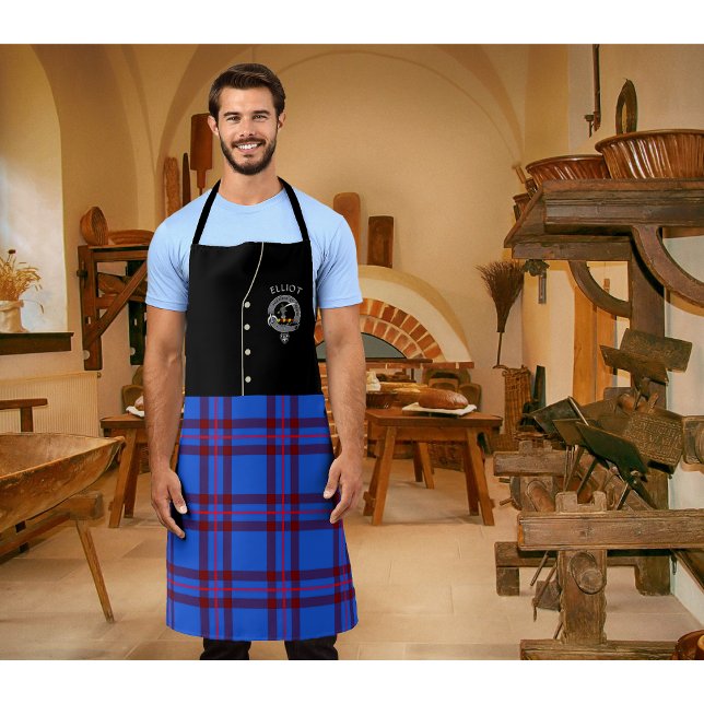 Elliot Clan Badge & Tartan Kilt Apron (Creator Uploaded)