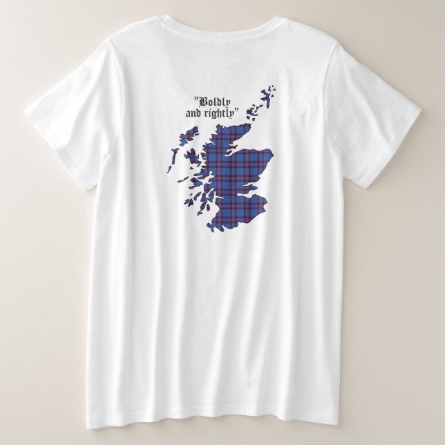 Elliot Clan Badge Women's Plus Size T-Shirt (Design Back)