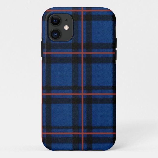 Elliot Tartan Plaid iPhone Cases and Covers (Back)