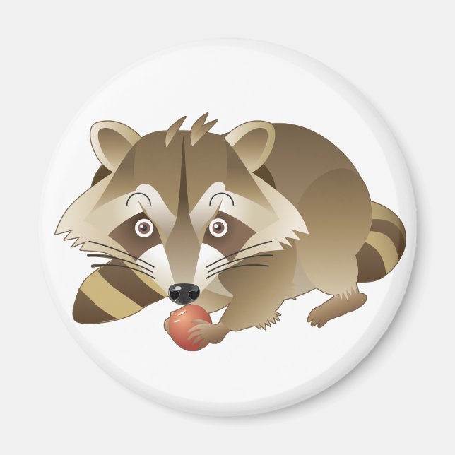 Elliot the Racoon Magnet (Front)