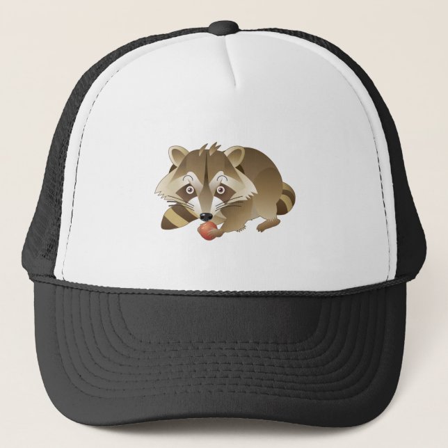 Elliot the Racoon Trucker Hat (Front)