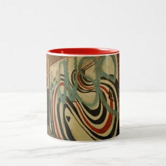 Elliott Smith Memorial Wall Two-Tone Coffee Mug