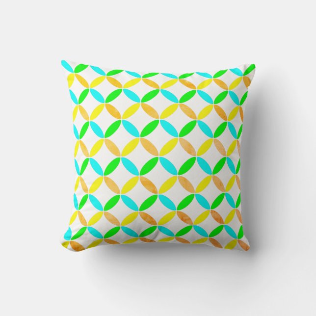 Ellipse Pattern Abstract Art  Cushion (Front)