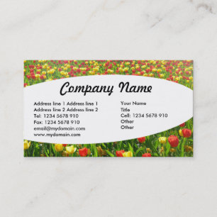 Elliptical - Sea of Tulips II Business Card