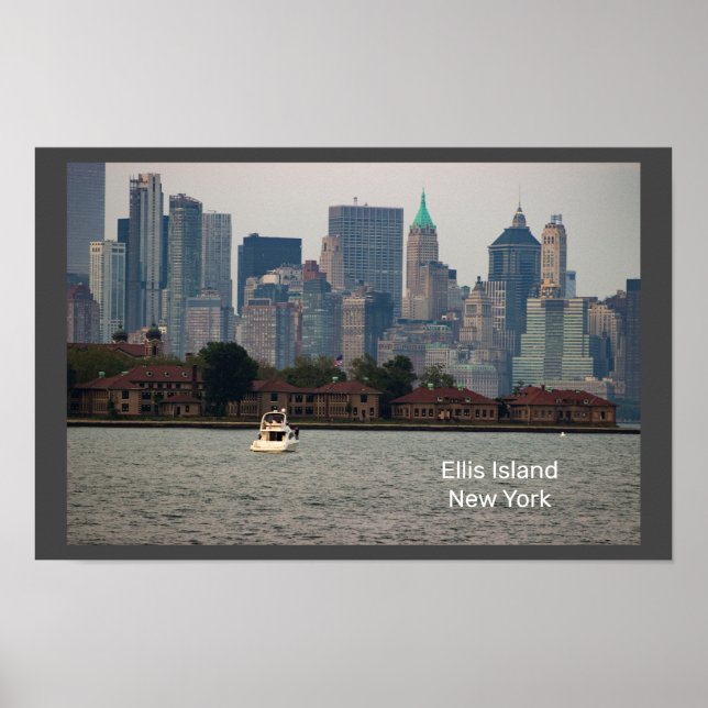 Ellis Island New York Poster (Front)
