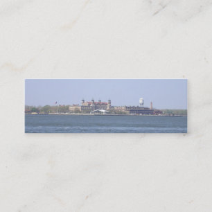 Ellis Island-NYC Bookmark Mini Business Card