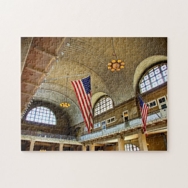 Ellis Island Puzzle (Horizontal)