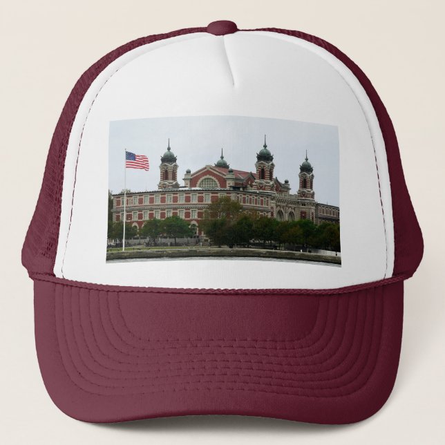 Ellis Island Trucker Hat (Front)