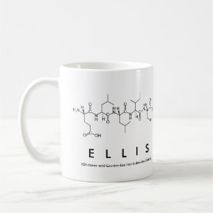 Ellis peptide name mug