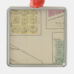 Ellis, Victoria, Walker, Herzog, Oakley, Kansas Metal Tree Decoration