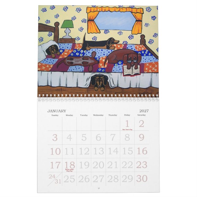 Ellison Art Calander 2024 Calendar (Jan 2027)