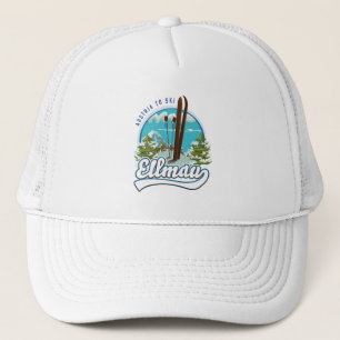 Ellmau Austria to ski logo Trucker Hat
