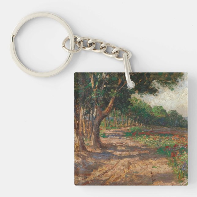 Elm-lined Promenade in Euxinograd Key Ring (Front)
