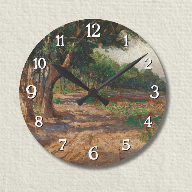 Elm-lined Promenade in Euxinograd Round Clock (Creator Uploaded)