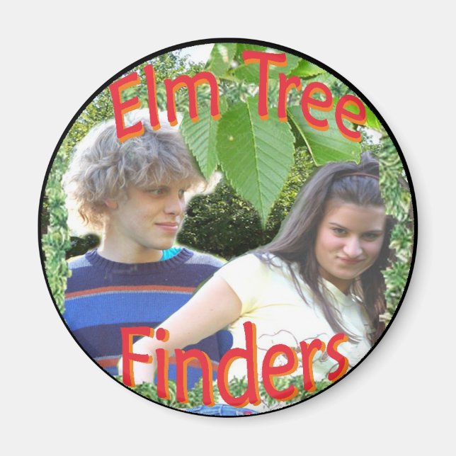 Elm Tree Finders Magnet (Front)