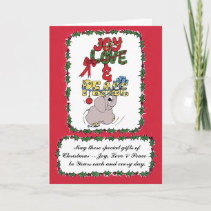 Elman the Elephant bearing Holiday Gifts