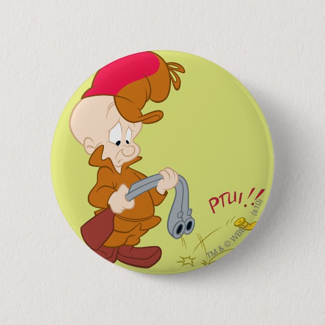 ELMER FUDD™'s Gun Failure 6 Cm Round Badge (Front)