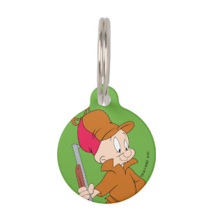 ELMER FUDD™   With Gun Pet Tag
