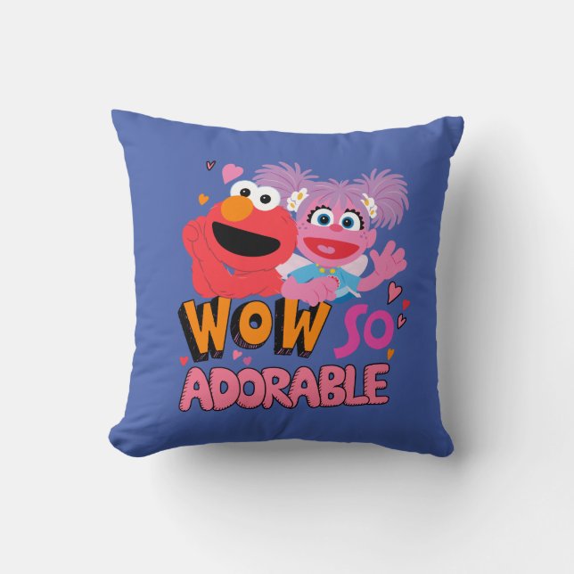 Elmo & Abby | Wow So Adorable Cushion (Front)