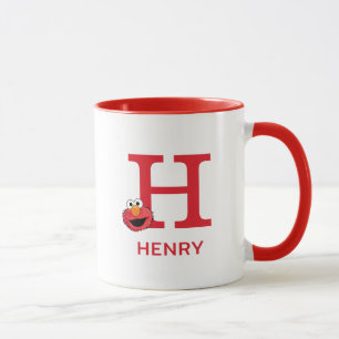 Elmo Add Your Name & Monogram H Mug