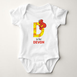 Elmo Alphabet   D Duck Baby Bodysuit