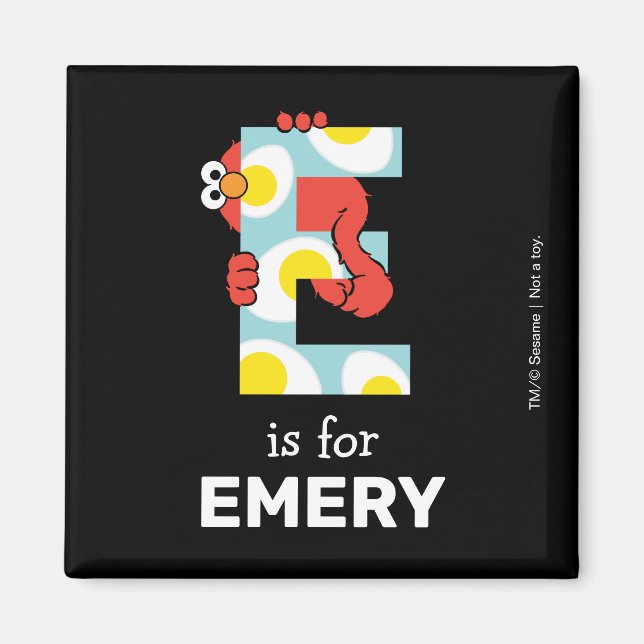 Elmo Alphabet | E Eggs Magnet (Front)