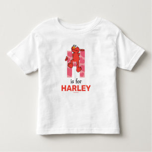 Elmo Alphabet   H Hearts Toddler T-Shirt