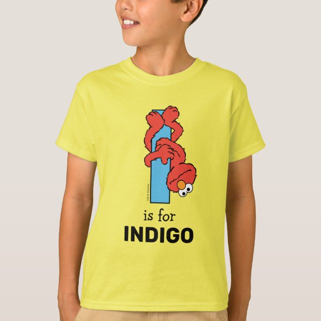 Elmo Alphabet | I Blue T-Shirt (Front)
