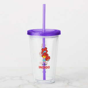 Elmo Alphabet   I Ice Cream Acrylic Tumbler