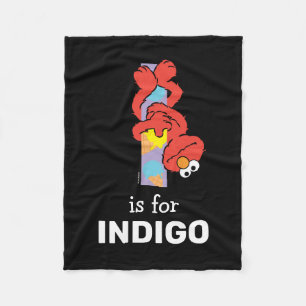 Elmo Alphabet   I Ice Cream Fleece Blanket