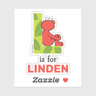 Elmo Alphabet   L Leaf