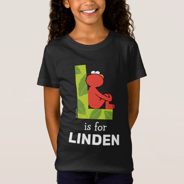 Elmo Alphabet | L Leaf T-Shirt (Front)