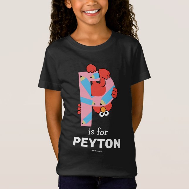 Elmo Alphabet | P Pencil T-Shirt (Front)